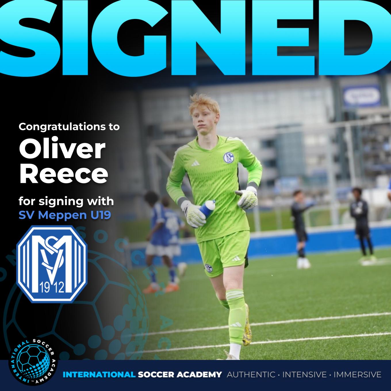 Oliver Reece • SV Meppen U19